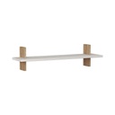 Igdir Shelf - White - Oak