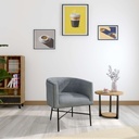 Heidelberg Armchair,grey, Stylish Simplicity? Solved by Idiya!