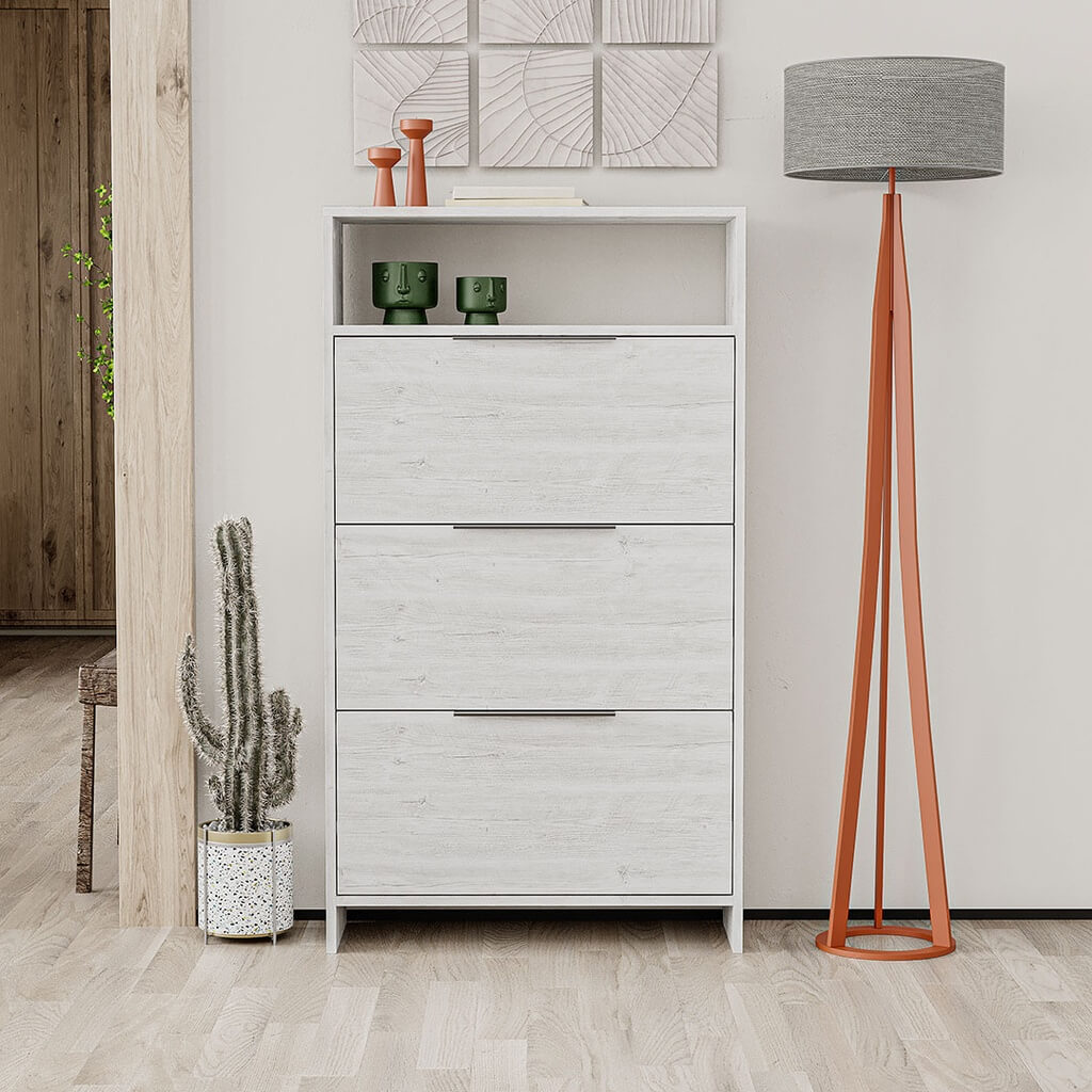 Salihli Shoe Cabinet - Ancient White, Timeless Style? Solved!