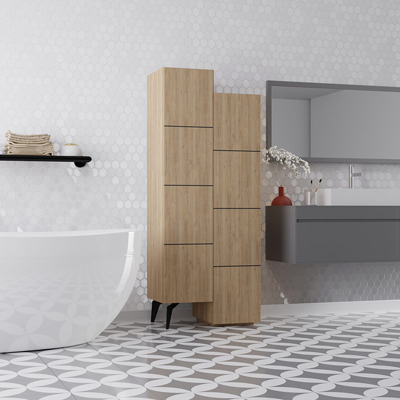Anamur Multipurpose Cabinet - Oak, Modern? Solved!