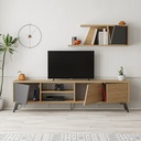 Patnos Tv Unit - Oak - Anthracite, Modern? Solved!