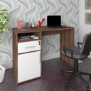  Parnamirim Desk - Ipe/ White, Modern? Solved!