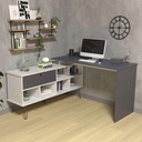  Mossoro Desk - White/ Gray, many-sided? Solved!
