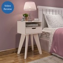 Campina Grande End Table - Off White, Modern? Solved!