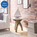 Anapolis End Table - Off White/ Pine,  Affordable? Solved!