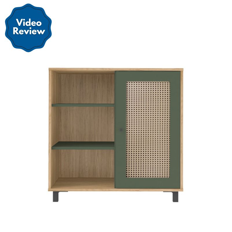 Salvador Buffet Cabinet Oak Mint , Modern Sideboard Storage Unit