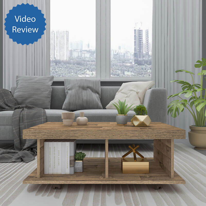 Serra Coffee Table - Rustic, Smooth surface? Solved!
