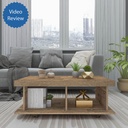 Serra Coffee Table - Rustic, Smooth surface? Solved!