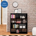 Suzano Bookcase - Black, Modern? Solved!