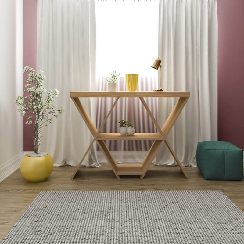 Ponta Grossa Console Table - Oak, Stylish? Solved!