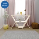 Ponta Grossa Console Table - Off White, Trendy? Solved!