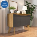 Sao Goncalo Buffet Table ,Oak/Graphite
