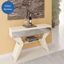 Franca Console Table - Off White, Classy? Solved!