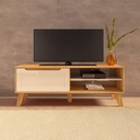 Belo Horizonte Tv Stand - Oak/ Off White, Classy? Solved!