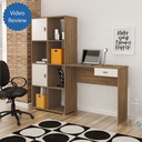 Pelotas Desk - Pine/ Off White, Multi-faceted? Solved!