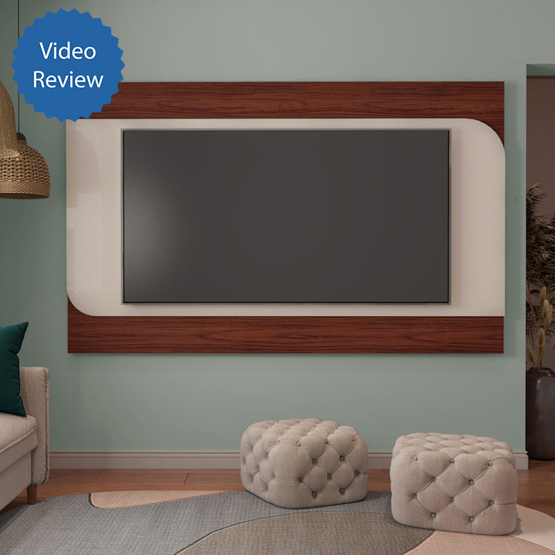 Fortaleza Tv Wall Panel - Cedar/ Off White, Stylish? Solved!