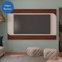 Fortaleza Tv Wall Panel - Cedar/ Off White, Stylish? Solved!