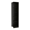 PAX add-on Corner Unit with 4 Shelves Black-Brown, Wide space? Solved!