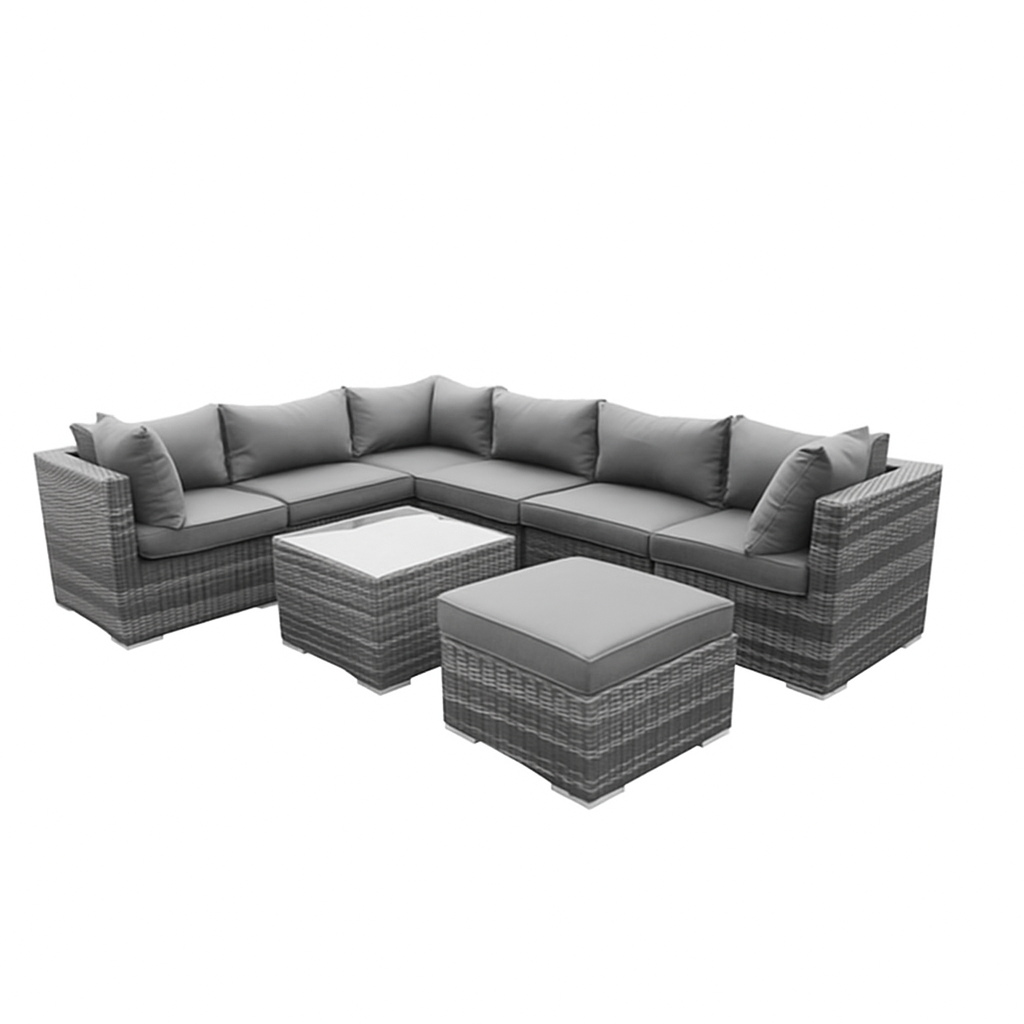 ALFIE Outdoor Sofa Set Mix Grey