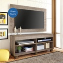 Timon Tv Stand and Tv Wall Panel - Cinnamon, Modern? Solved!