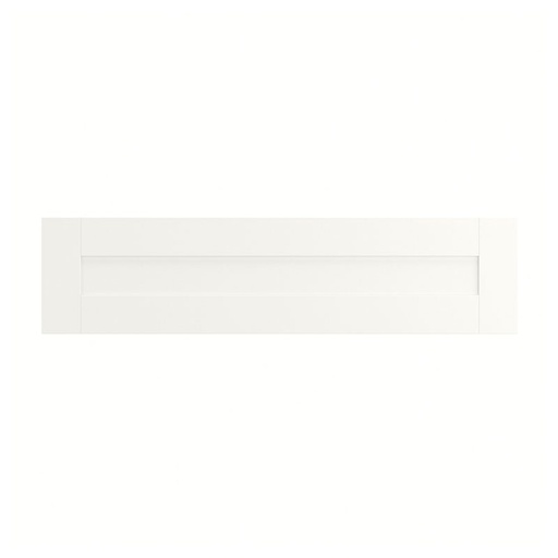 SANNIDAL Drawer Front, White, 80x20 cm