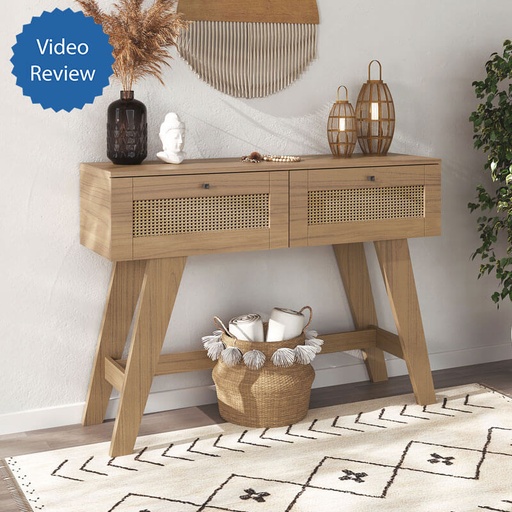 Santa Rita Console Table - Oak, Subtle look? Solved!