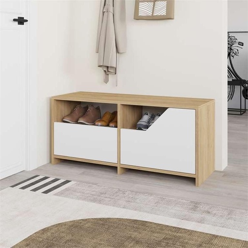 Carsıbası OAK - WHITE SHOE STORAGES, Modern? Solved!
