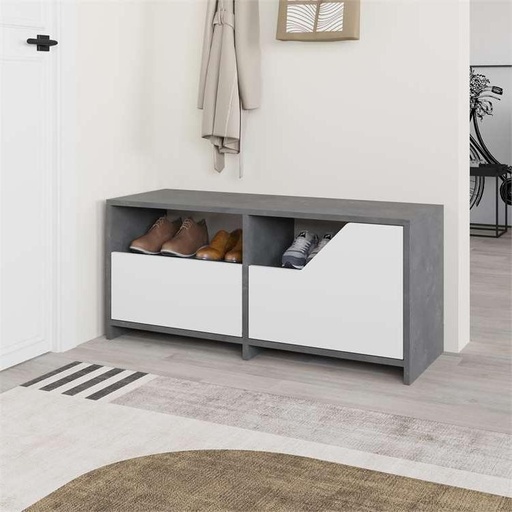 Carsıbası RETRO GREY - WHITE SHOE STORAGES, Smart? Solved!
