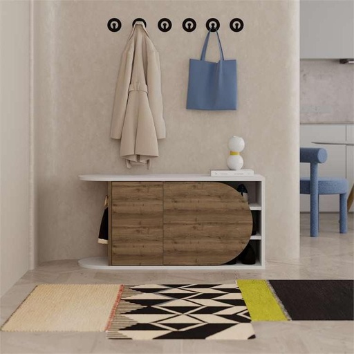 Keciborlu WHITE - HITIT SHOE STORAGES, Wide area? Solved!