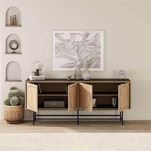 Ismil SILKY BLACK - OAK CONSOLES, Classic-modern? Solved!