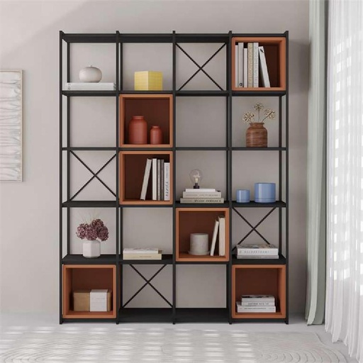 Arıtas black/cinnamon display unit, Many-sided? Solved!