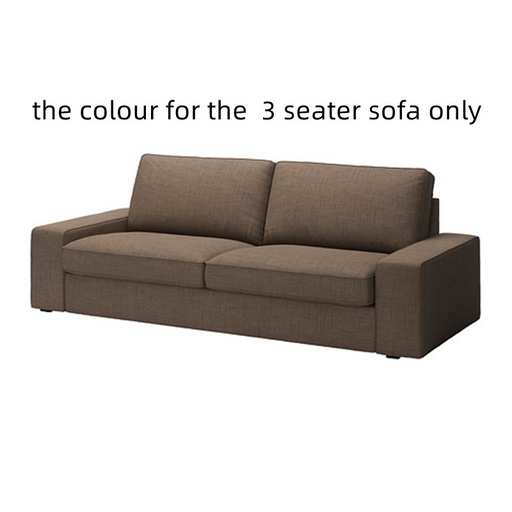 IKEA KIVIK 3 seater sofa cover,Insuda Brown (sofa cover only), Classy? Solved!