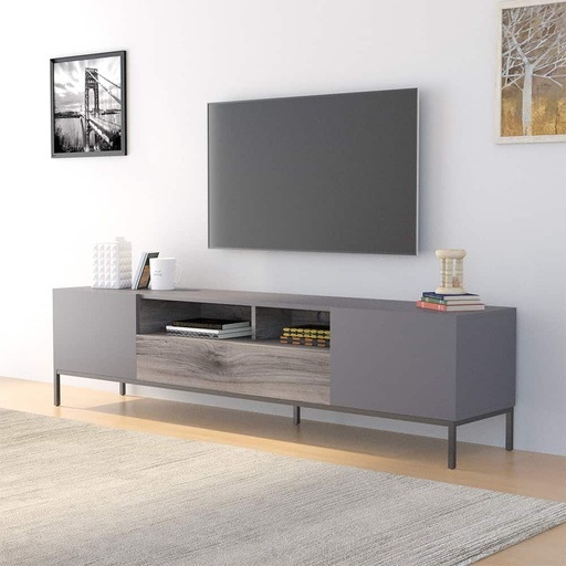 Burbank TV Stand, Grey