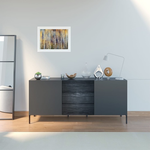 Burbank SideBoard ,buffet ,gery black,180cm, Heartwarming? Solved!