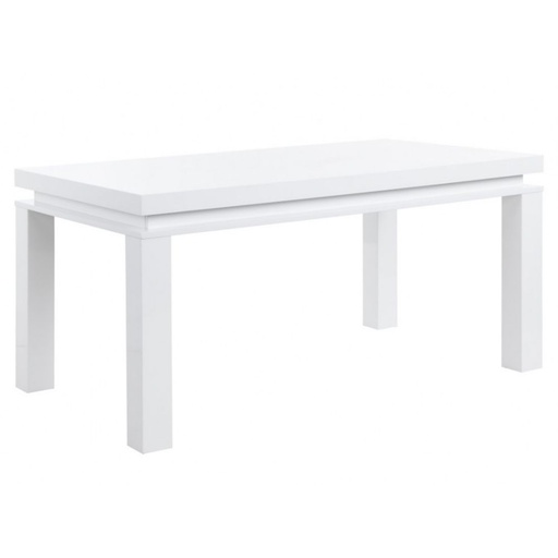 Aspen Dining Table, White High Gloss,160*90cm