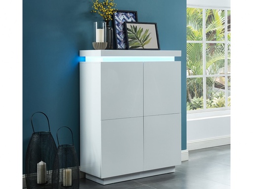 Aspen High Cabinet, White, Stylish? Solved!