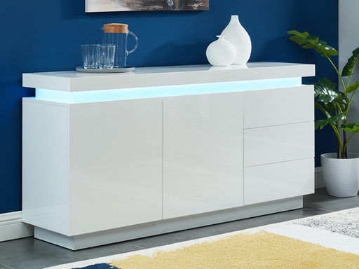 Aspen Sideboard- Buffet Table, White, Modern? Solved!