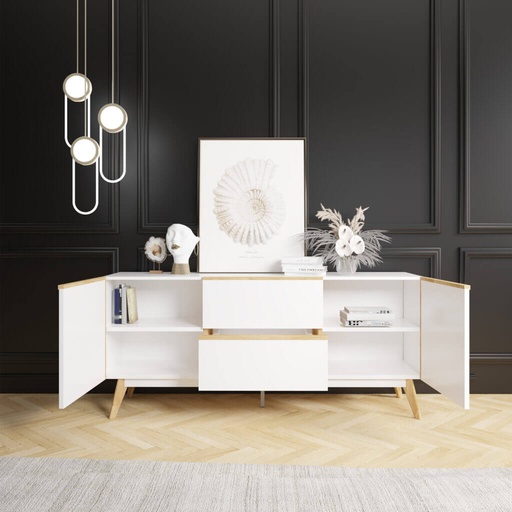 Michigan TV Unit -Sideboard White