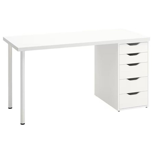 LAGKAPTEN - ALEX Desk White 140X60 cm