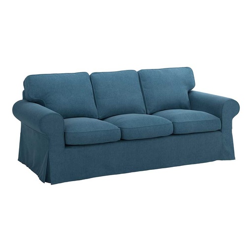EKTORP Cover Three-Seat Sofa, Tallmyra Blue (Cover Only)