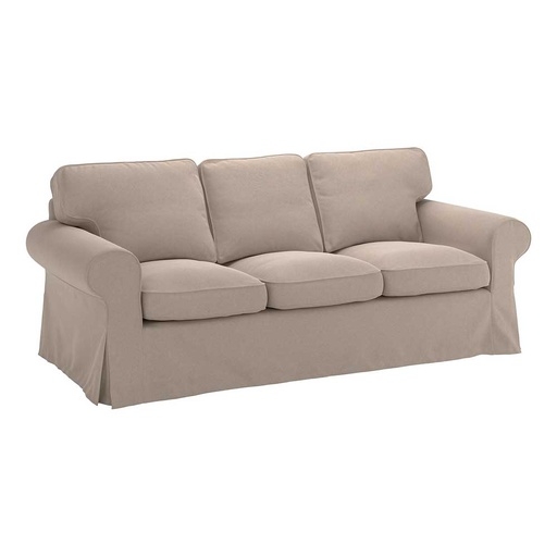 EKTORP Cover Three-Seat Sofa, Tallmyra Beige