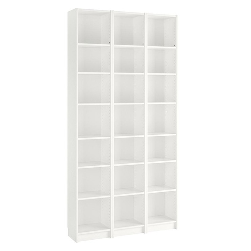 BILLY Bookcase with height extension units white, 120x28x237 cm
