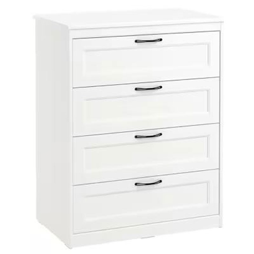 IKEA SONGESAND Chest of 4 Drawers, White, Versatile? Solved?