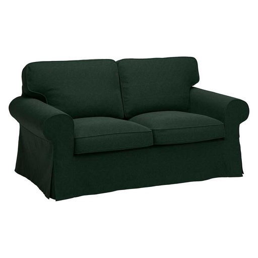 IKEA EKTORP Cover Two-Seat Sofa, Tallmyra Dark Green (Cover Only), Elegant? Solved!