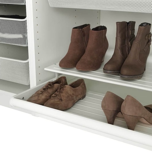 KOMPLEMENT Pull-out shoe shelf, white, 100x58 cm