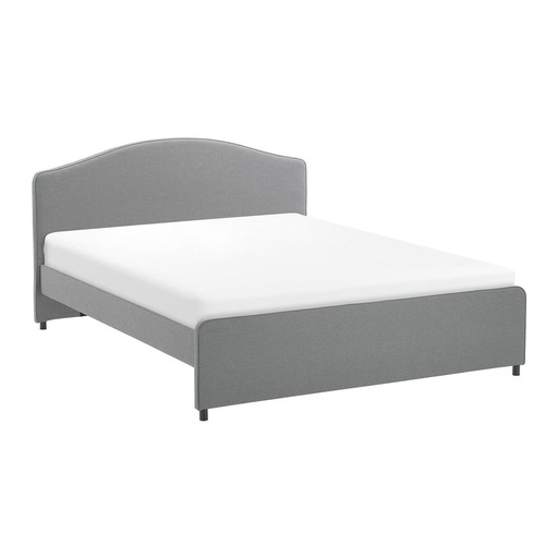 HAUGA Upholstered Bed Frame Vissle Grey 150X200 cm,queen size