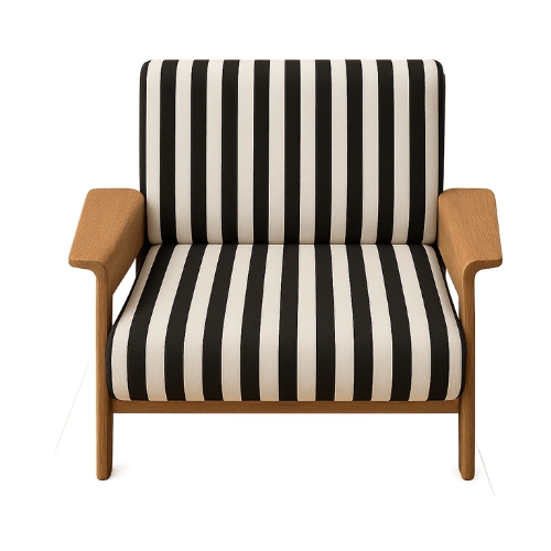 Pararan Armchair, Leisure Chair,strips