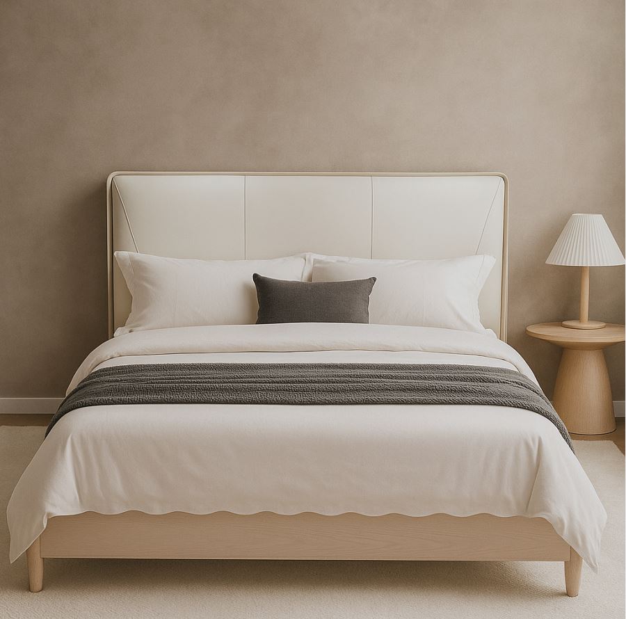 Yangchitan Bed, Apricot,Queen Size
