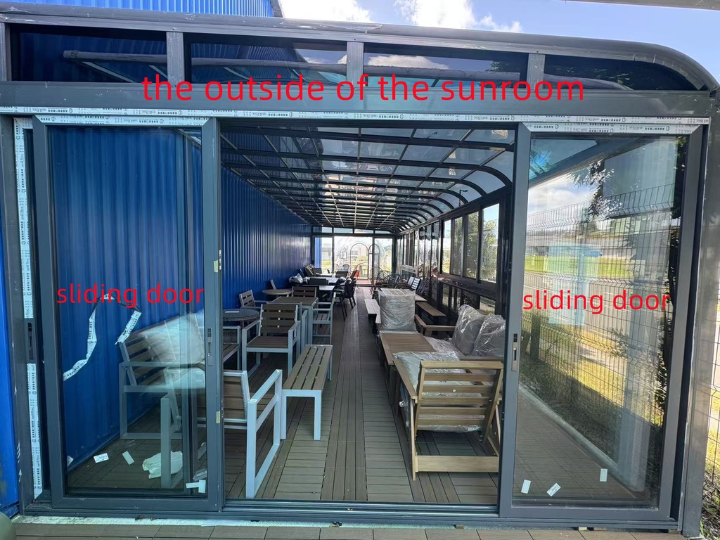 Riobarila Aluminum Sunroom,Enclosed patio sunroom