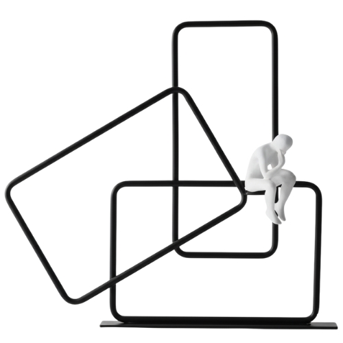 Iraduvik Thinking in a Box Decorative Ornament